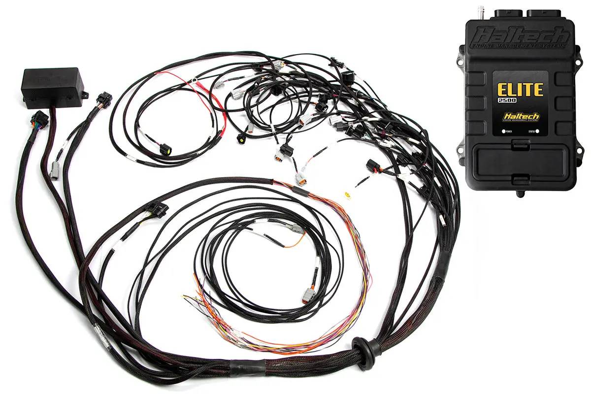Haltech Elite 2500 + Terminated Harness Kit For Ford Falcon Fg Barra 4.0L I6 Injector Connector: Factory Bosch Ev1 1