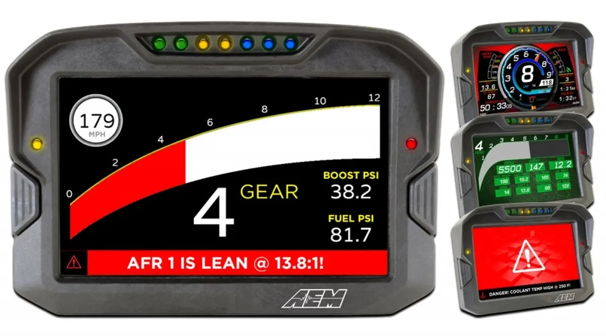 Aem Cd-7 Carbon Digital Racing Dash Display - Non-Logging / Non-Gps 1