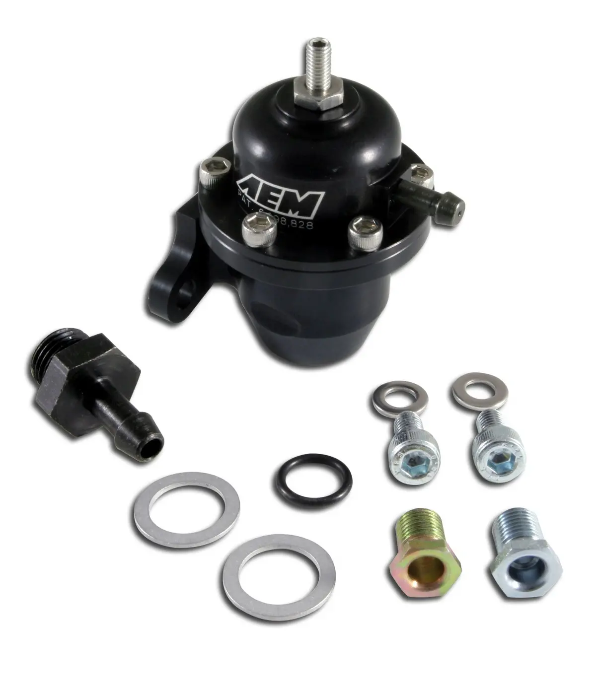 Aem Adjustable Fuel Pressure Regulator Acura & Honda Offset Flange 1