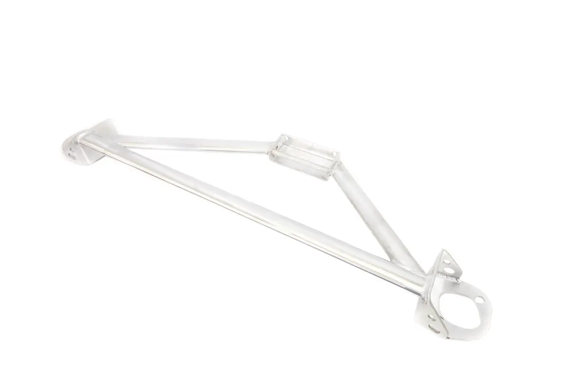 Plm 3 Point Front Strut Tower Bar For Eg / Ek/ Dc2 (Raw Aluminum) 1