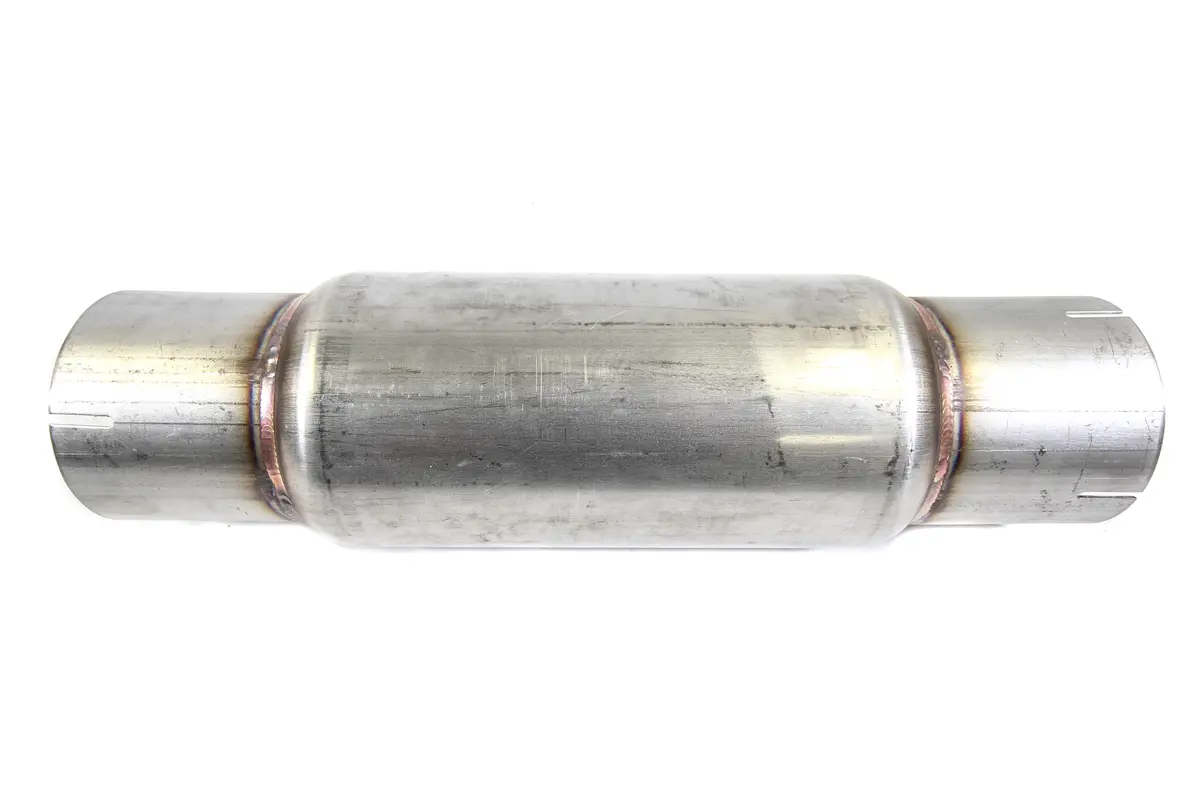 Plm Twister Race Diesel 4" Muffler Resonator - Stainless Steel 1
