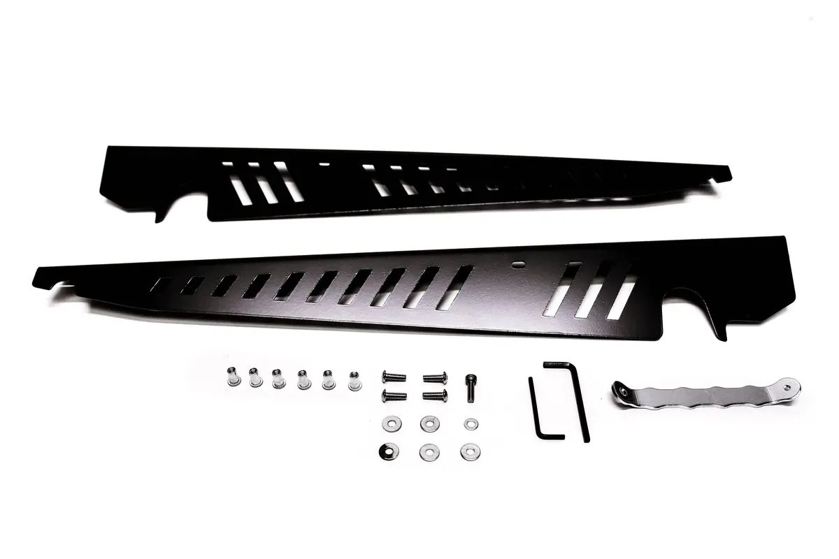 Precision Works Fender Shroud For Wrx & Sti 2015+ (Black) 1