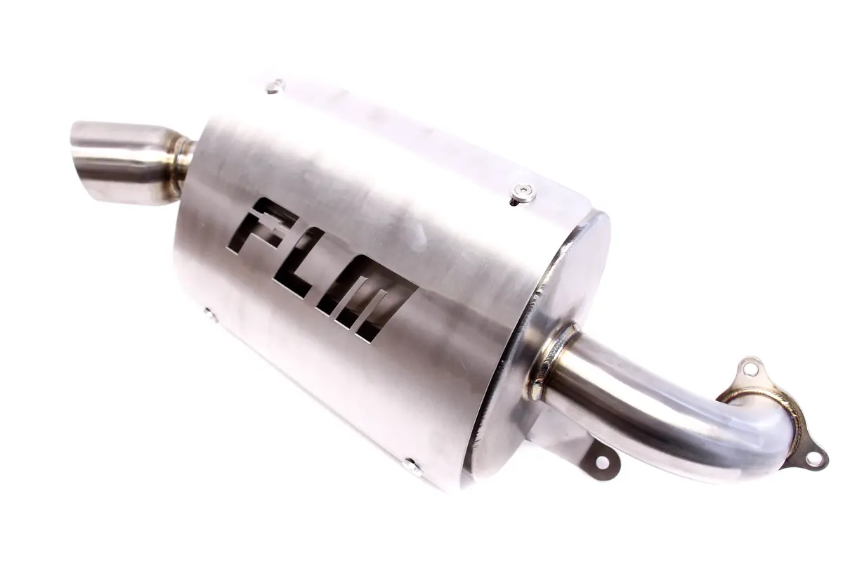 Plm Polaris Rzr Pro Xp Bolt-On Exhaust (Silver) 1