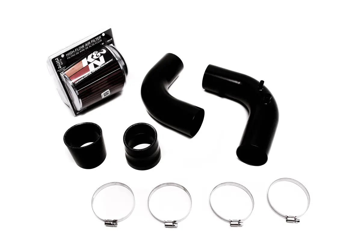 Plm K-Swap K20 K24 Cold Air Intake Kit With K&N Filter (Crystal Black) 1