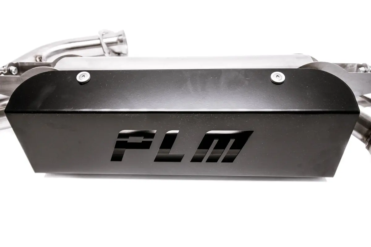 Plm Honda Talon Slip-On Exhaust With Heat Shield (Black) 1