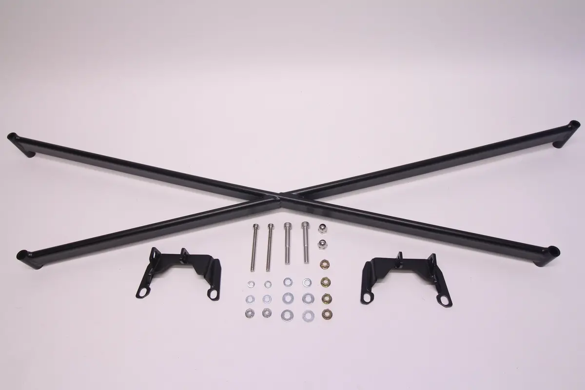 Plm Crossbar Brace X-Bar For Subaru Wrx 2015+ (Black) 1
