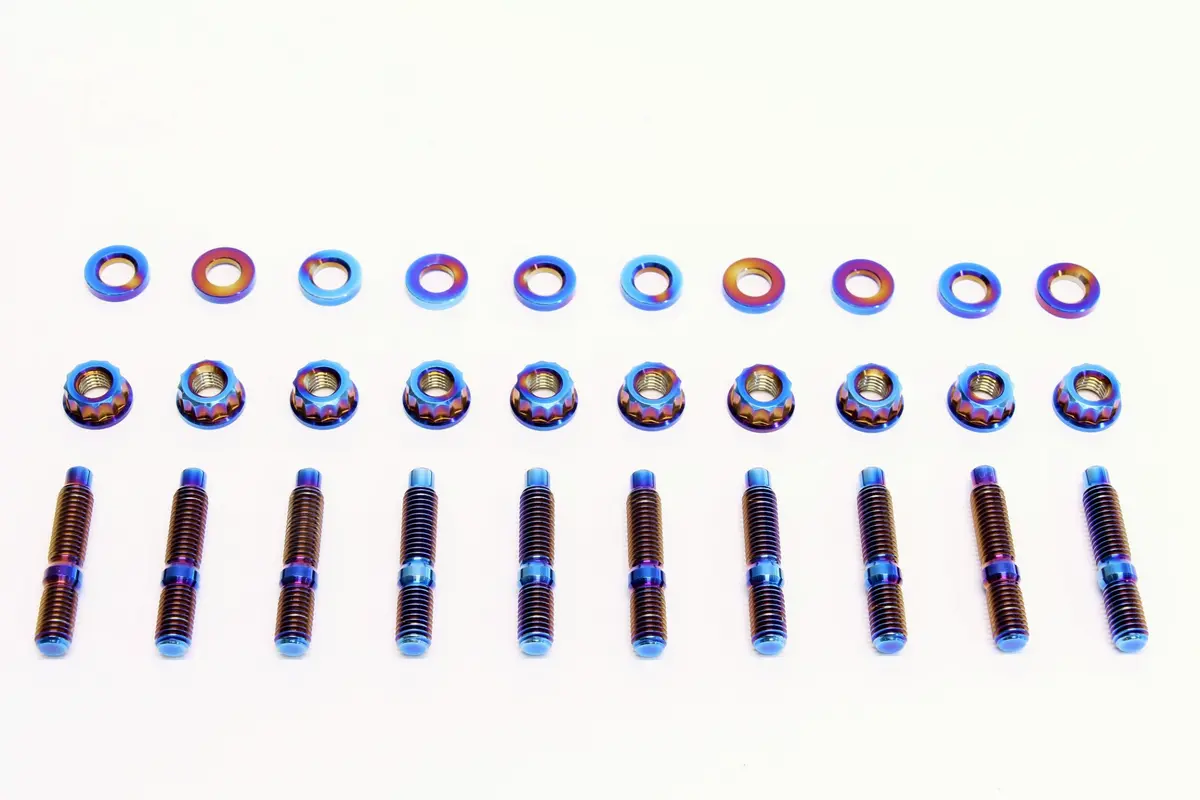 Plm Titanium Honda B D F H J-Series Intake Manifold Stud Kit 1