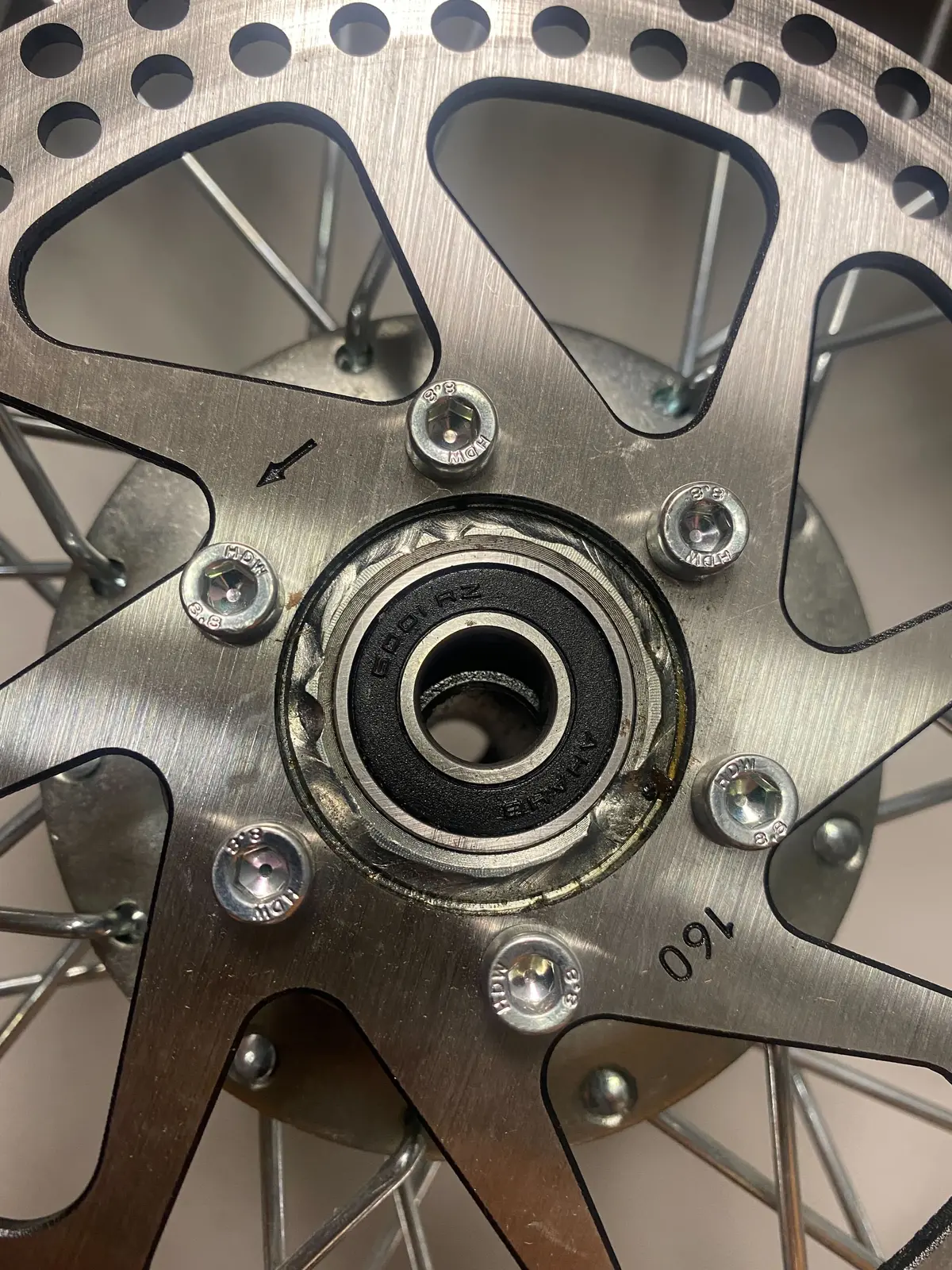 Front Wheel Assembly For Razor Mx500 And Mx650 (Blemished) 2