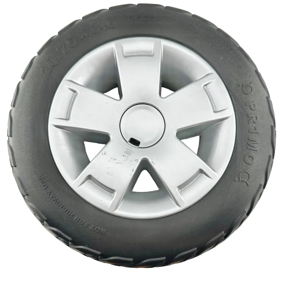 Rear Wheel Assembly With Black Flat-Free Tire For Pride Victory 10, Victory Es 10, & Victory Sport (Blemished) 1
