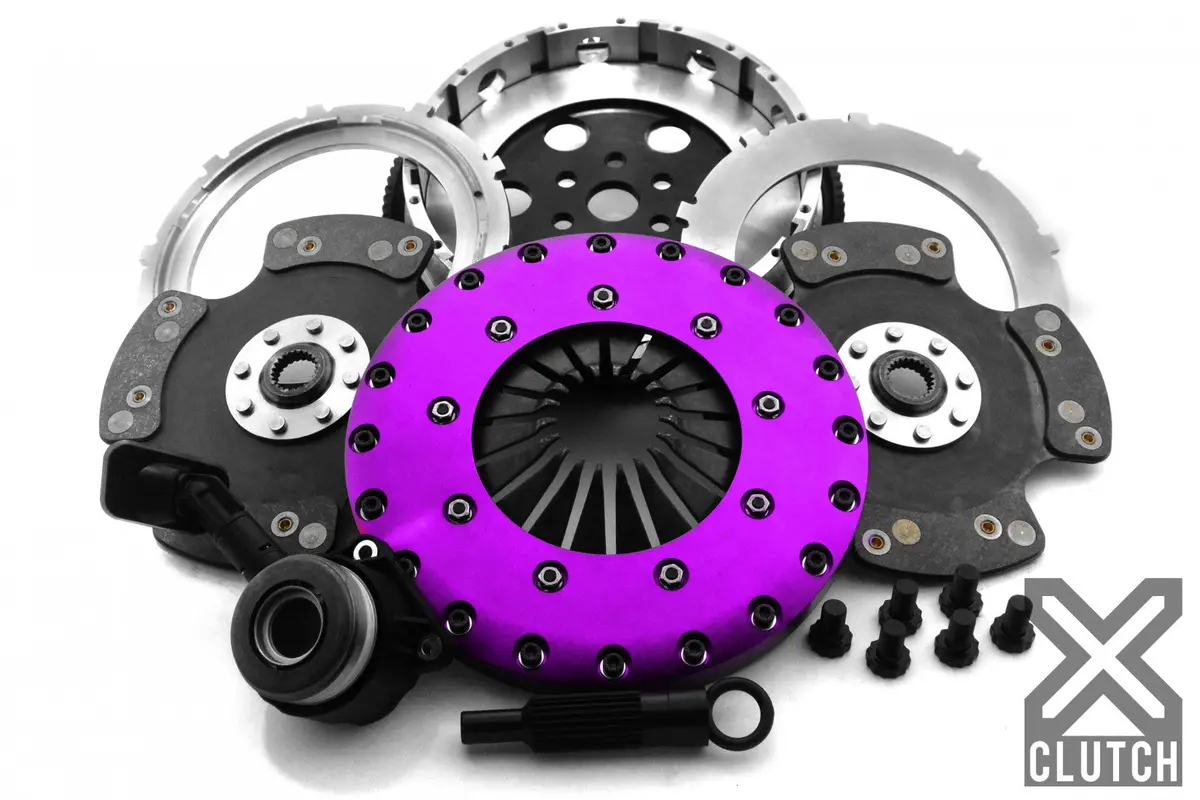 Xclutch Ford Focus St & Rs 2013-2018 Twin Disc 9" Clutch Kit - Carbon Solid 1