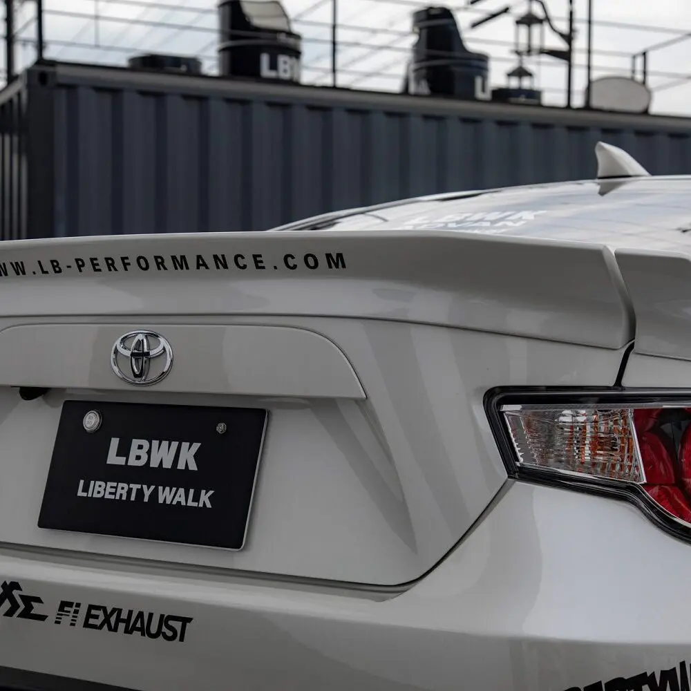 Liberty Walk Lb★Nation Ver.2 Rear Wing For Zc6 Subaru Brz / Zn6 Toyota 86 1