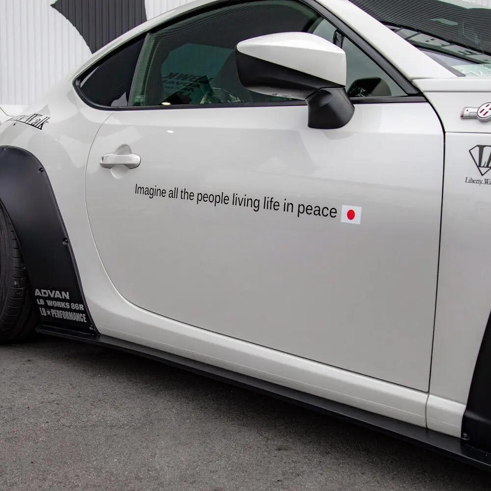 Liberty Walk Lb★Nation Side Diffusers For Zc6 Subaru Brz / Zn6 Toyota 86 1