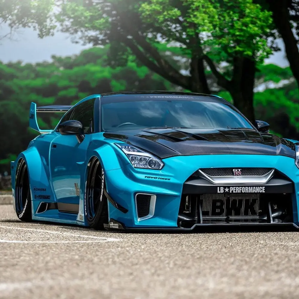 Liberty Walk Lb-Silhouette Works Gt 35Gt-Rr Widebody Kit For R35 Nissan Gt-R 6
