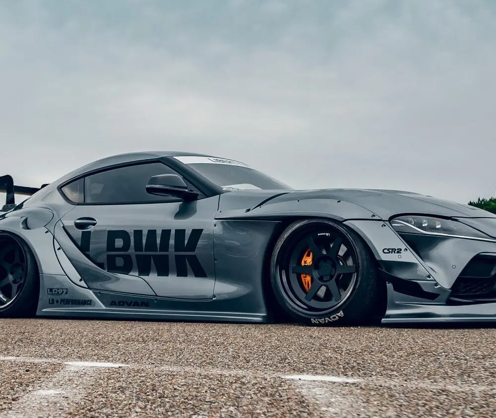 Liberty Walk Lb-Works Front Diffuser W/ Canards For A90 Toyota Supra 2