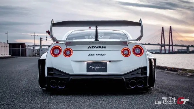 Lb★Silhouette Works Gt 35Gt-Rr Rear Bumper 1
