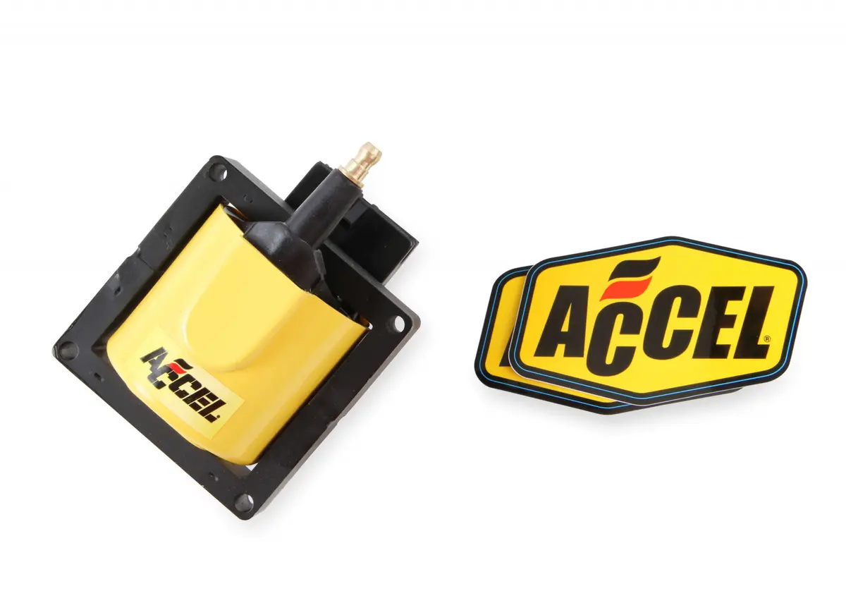 Accel Ignition Coil - Supercoil - 1984-1998 Ford Eec-Iv - Yellow - Individual 1