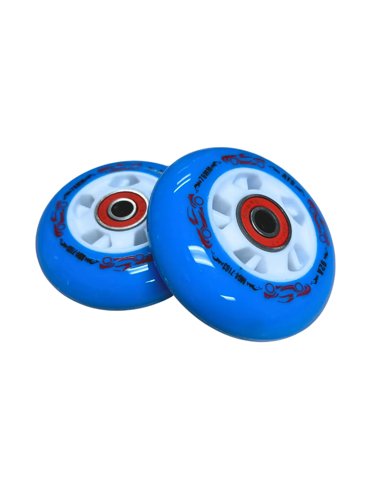 76 Mm Scooter Wheels With Bearings (Set Of 2) 13