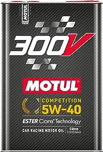 Motul 110818 300V 5W-40 Competition Car Racing Motor Oil Full Synthetic - 5 Liter 1