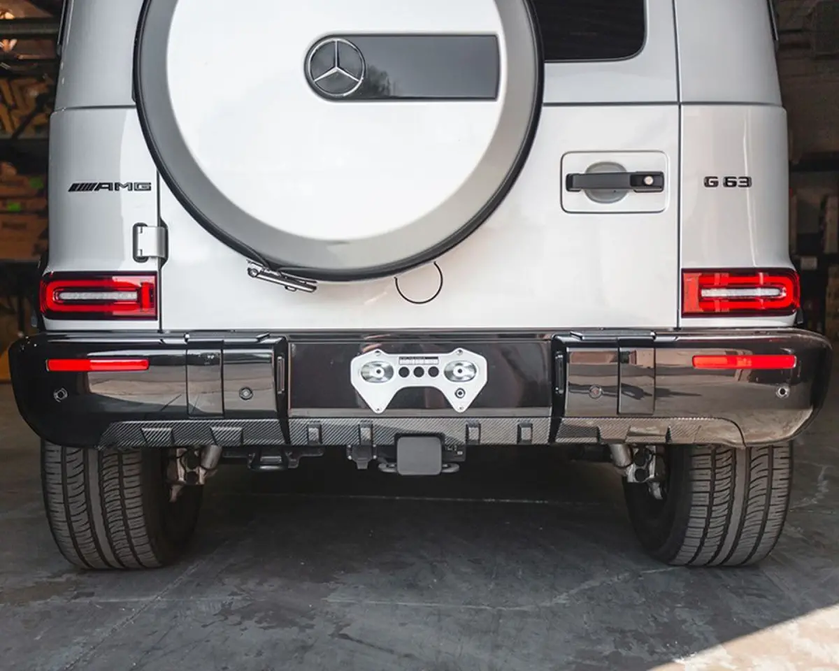 Vr Aero Dry Gloss Carbon Fiber Rear Diffuser Mercedes G63 2019 1