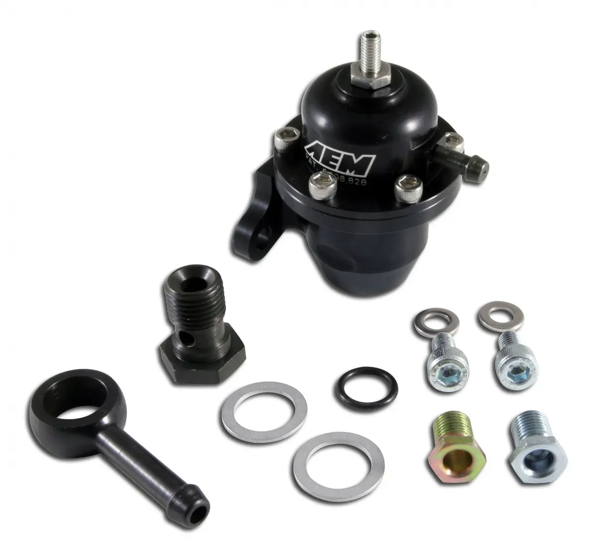 Aem Adjustable Fuel Pressure Regulator Acura & Honda 90 Degree Offset 1