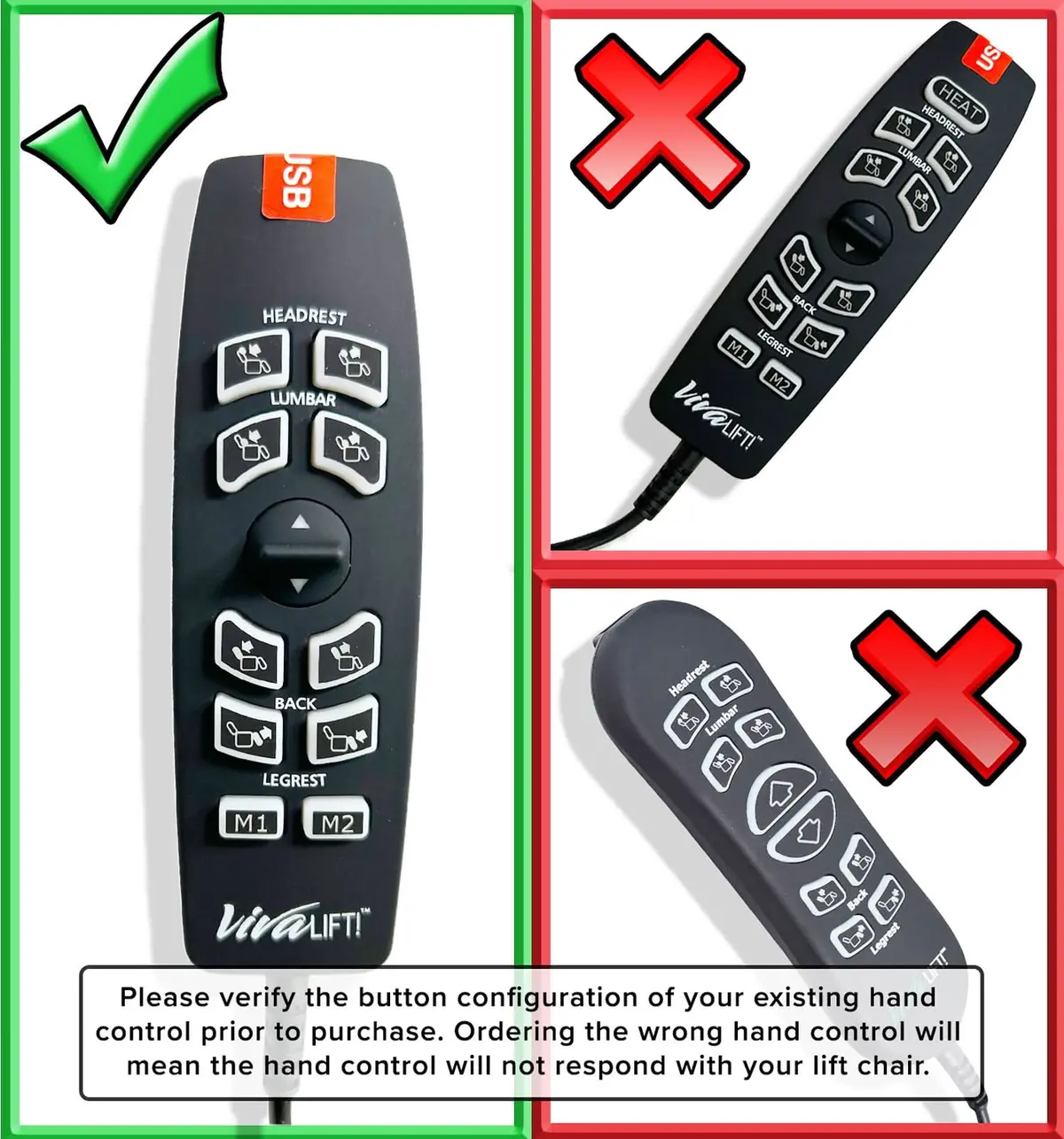 12-Button 5-Pin Hand Control For Pride Vivalift (Later) Version 2 Lift Chairs (Ctl2104324) 2