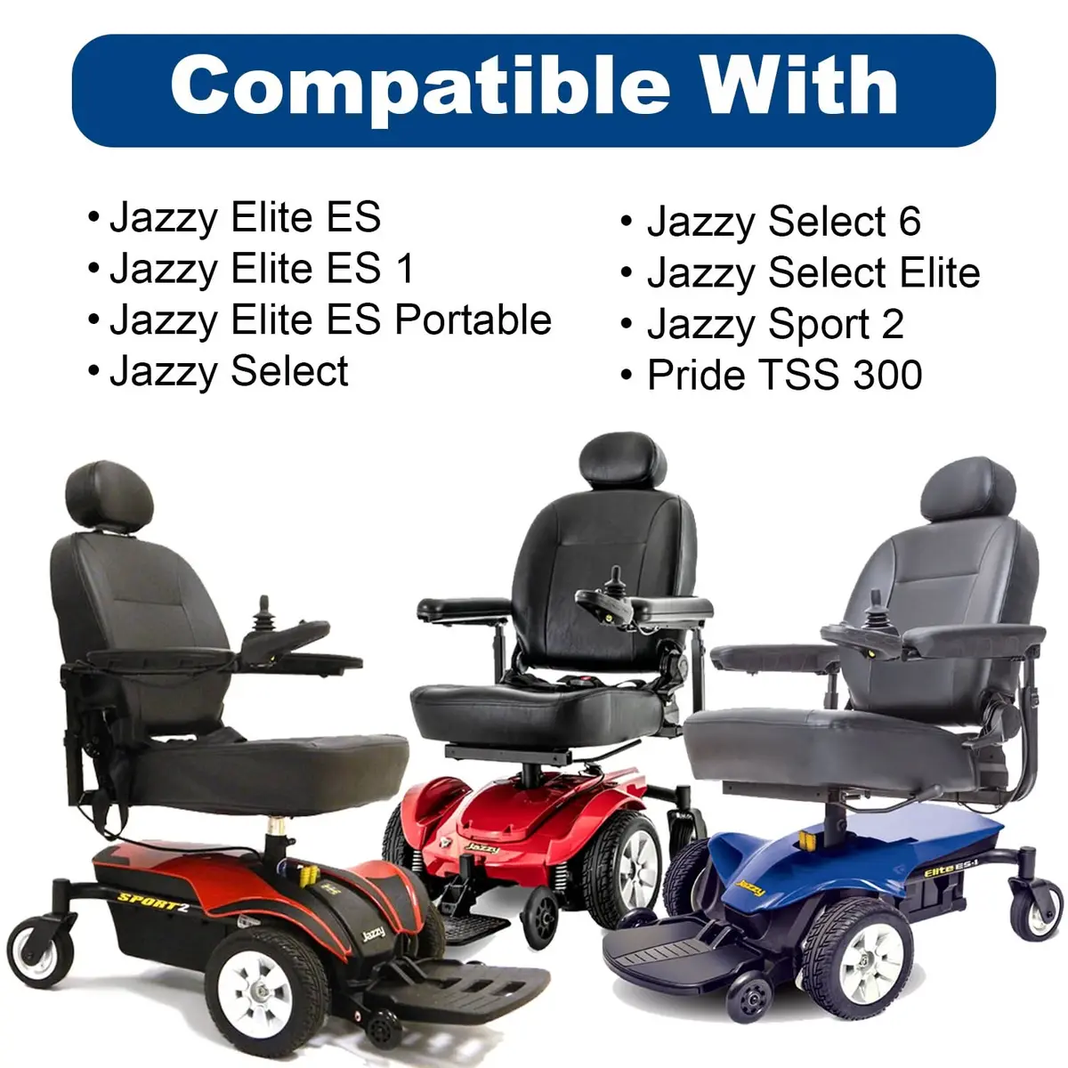 Rear Caster Wheel Assembly For Jazzy Select, Jazzy Select Elite, And Pride Tss 300 (Whlasmb2047) 2