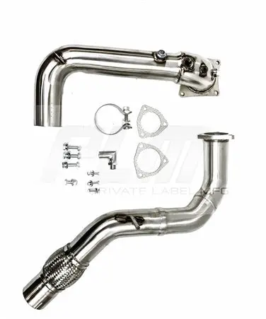 Plm Power Driven Civic Type R 3-Inch Downpipe & Front Pipe Combo 2017+ Fk8 1