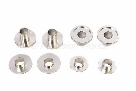 Precision Works Subframe Hard Collar Kit - Acura Rsx Dc5 Civic Si Ep3 Civic 2001 - 2015 Front & Rear 2