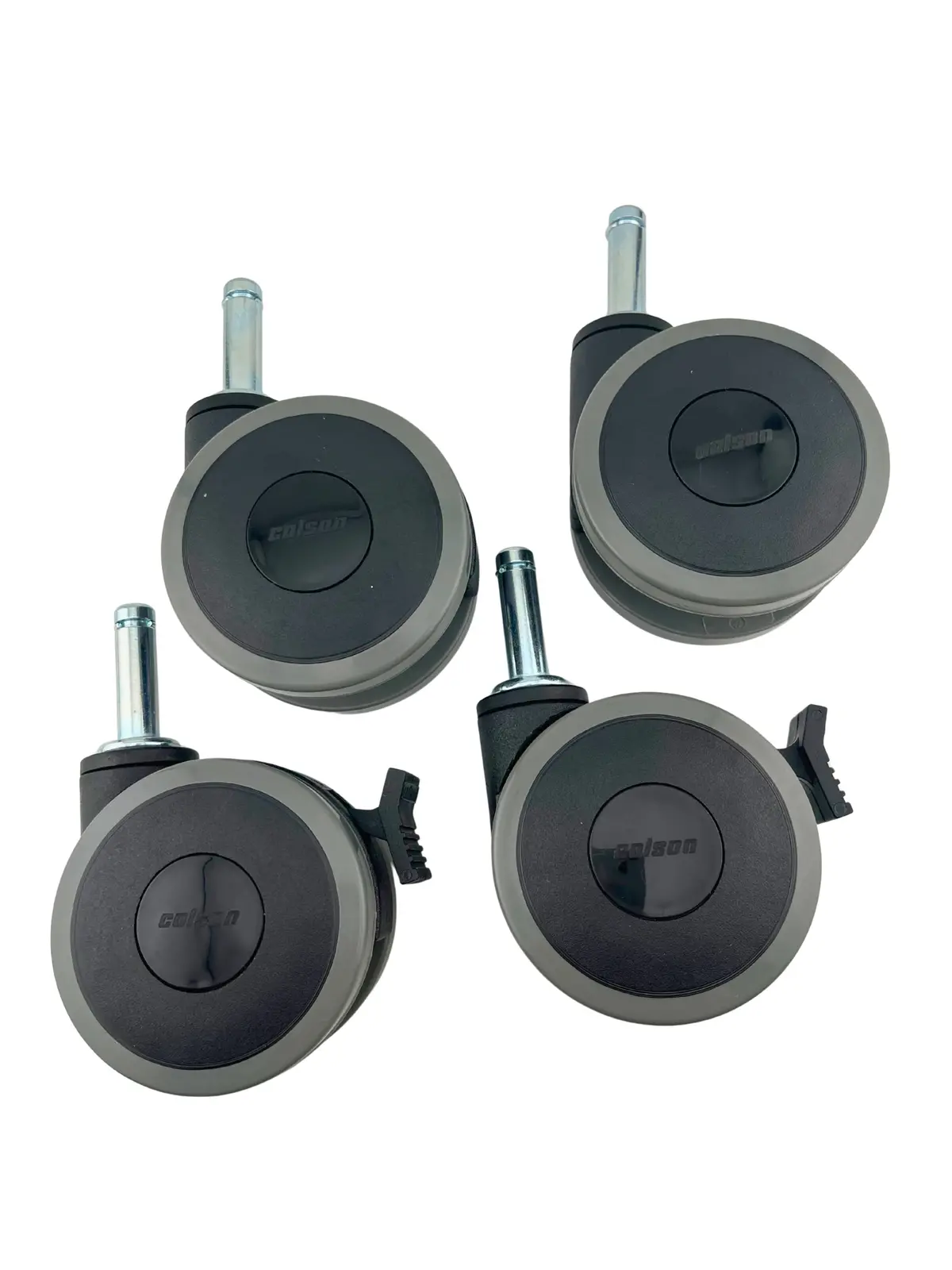 Caster Set With 2 Locking & 2 Non-Locking Wheels For The Invacare Semi-Electric Homecare Bed (5310Ivc) (Set Of 4) (1123550) 1