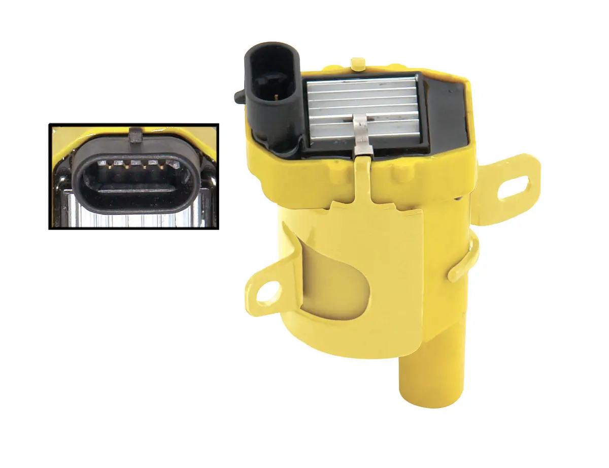 Accel Ignition Coil - Supercoil - 1999-2007 Gm Ls Truck 4.8/5.3/6.0L Engines - Yellow - Individual 1