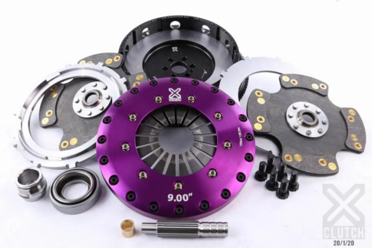 Xclutch Nissan 240Sx & Skyline Gts Twin Disc 9" Carbon Clutch Kit 1