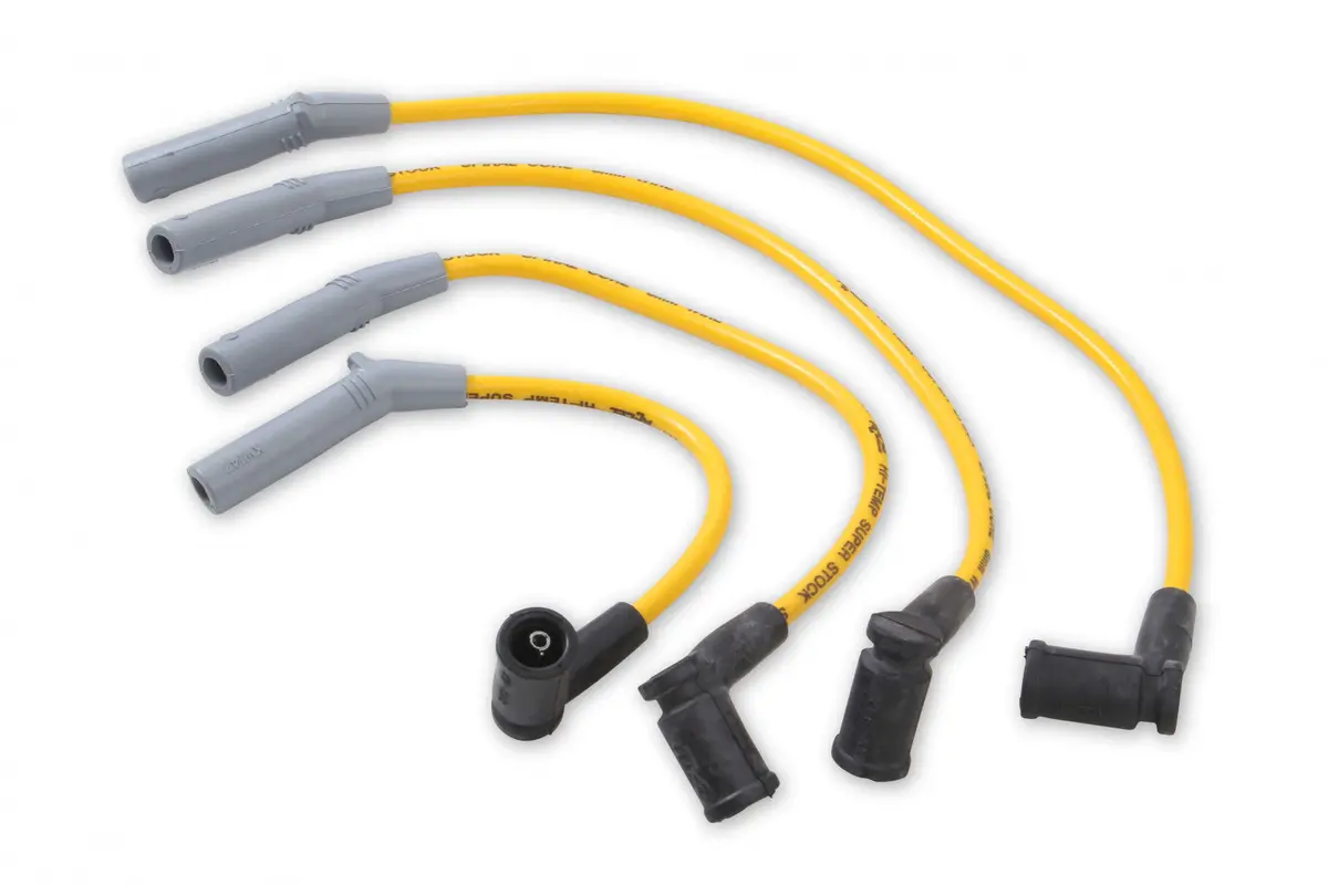 Accel Spark Plug Wire Set - Super Stock Spiral 8Mm - 77-80 Ford Fiesta - Yellow 1