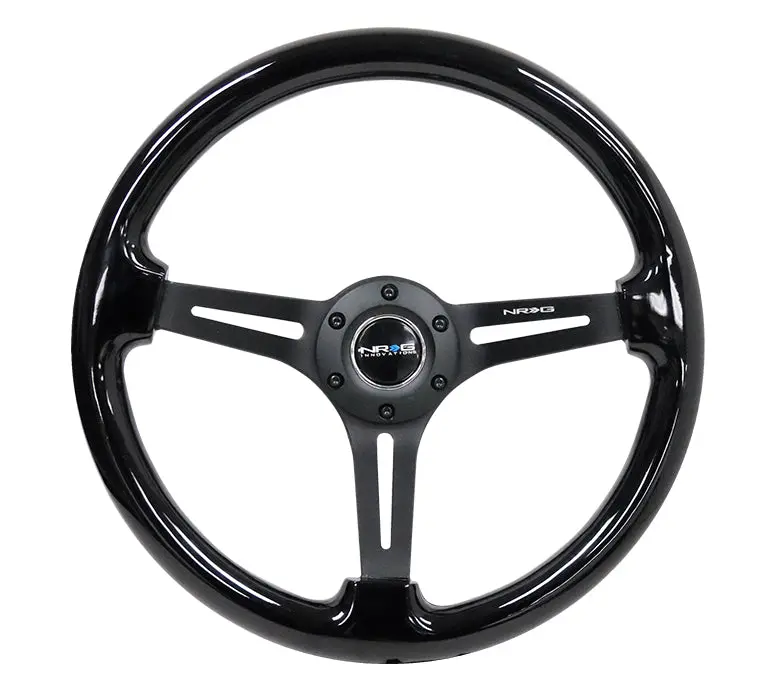 350Mm 3" Deep Dish With Slits Wood Grain 1