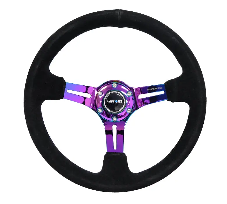 350Mm 3" Deep Dish With Slits Suede 3