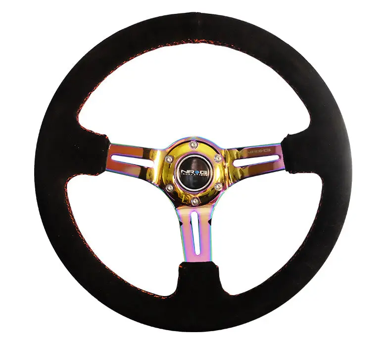350Mm 3" Deep Dish With Slits Suede 3