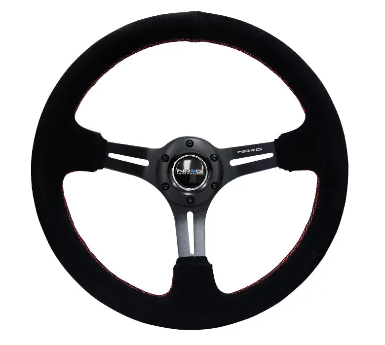 350Mm 3" Deep Dish With Slits Suede 1