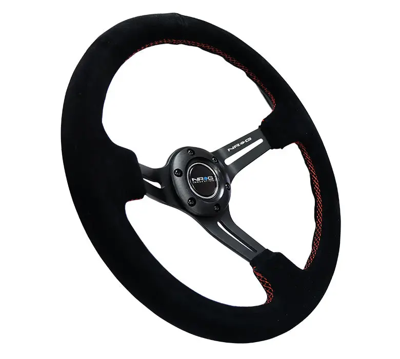 350Mm 3" Deep Dish With Slits Suede 2