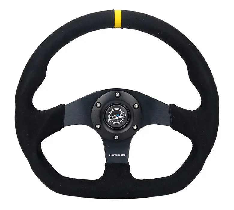 Flat Bottom Steering Wheel Alcantara 1