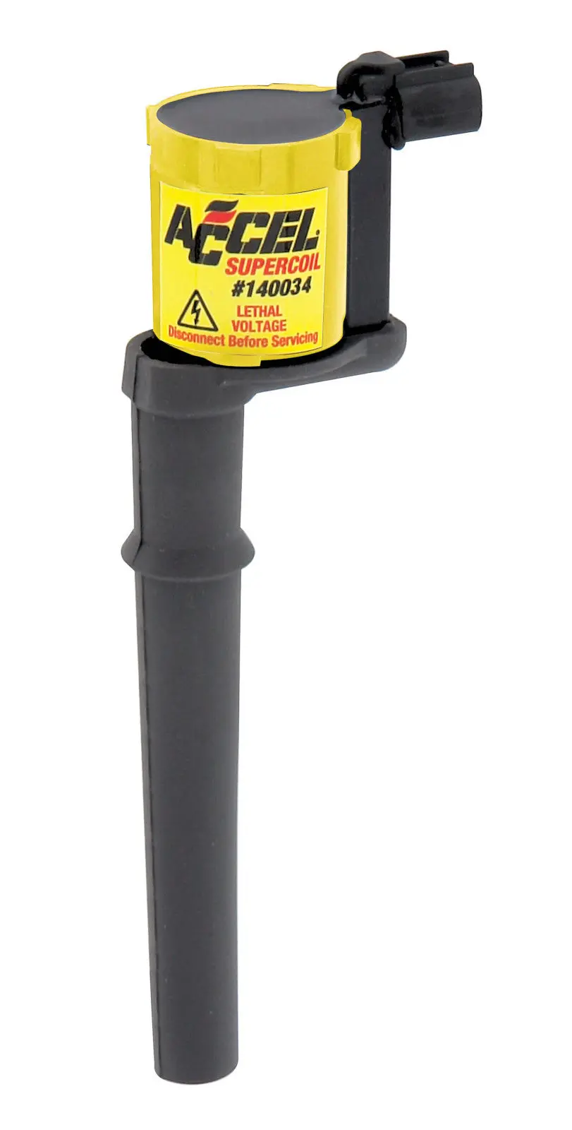Accel Ignition Coil - Supercoil - 1997-2011 Ford 4.6L/5.4L 4-Valve Modular Engines - Yellow - Individual 1