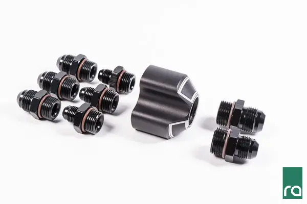 Distribution Block, 3 Into 1 With Fittings 1