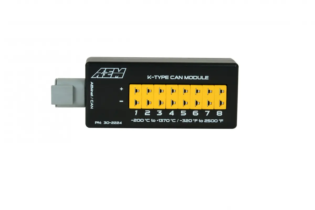 Aem 8-Channel K-Type Thermocouple Egt/Temperature Sensor Module With Canbus Connectivity 1