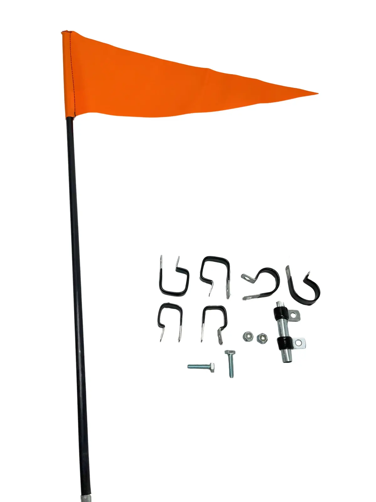 Folding Safety Flag Kit With Mounting Hardware For Scooters And Power Chairs 1
