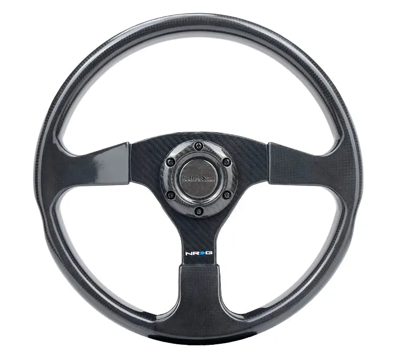 Carbon Fiber Steering Wheel 350Mm 1