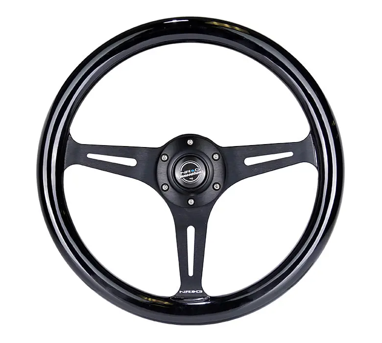 350Mm 1.5" Deep Dish Wood Grain Steering Wheel 10