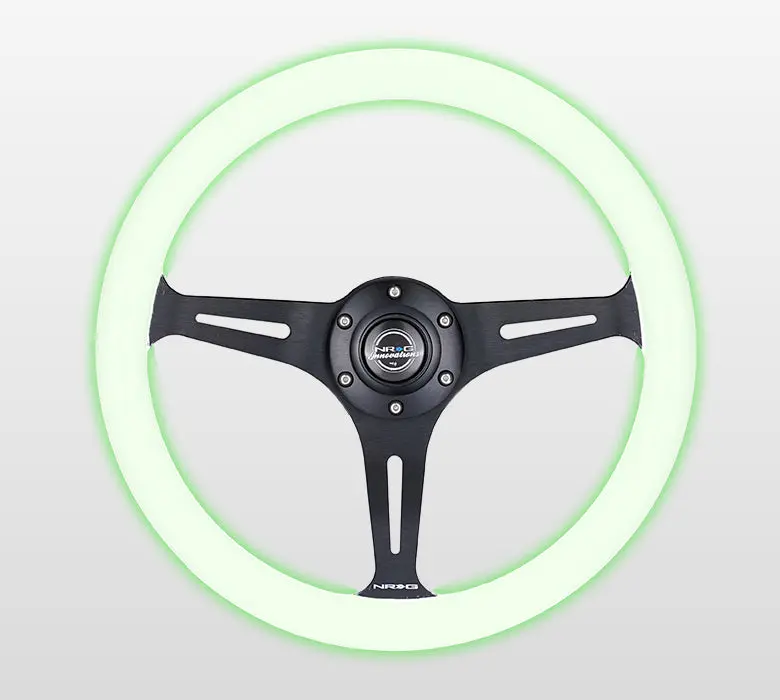 350Mm 1.5" Deep Dish Wood Grain Steering Wheel 3