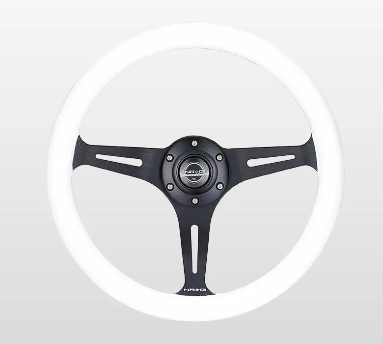 350Mm 1.5" Deep Dish Wood Grain Steering Wheel 9