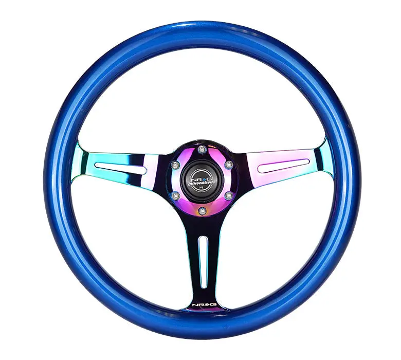 350Mm 1.5" Deep Dish Wood Grain Steering Wheel 18