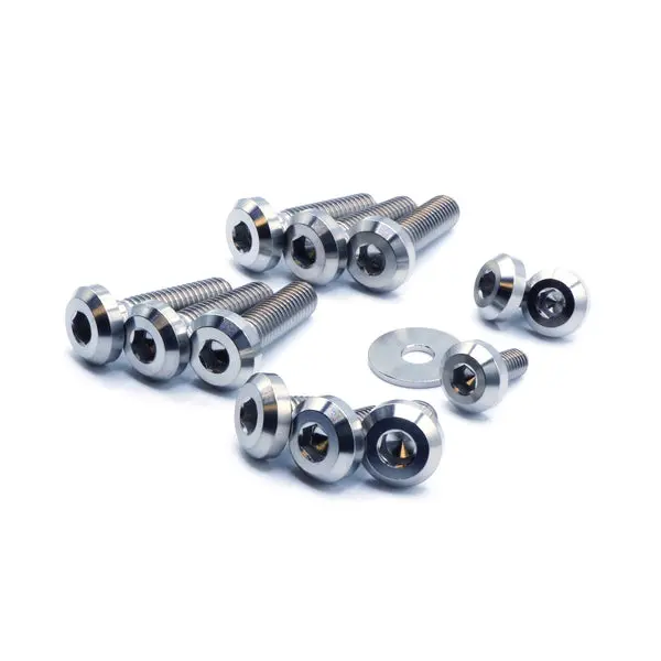 Dress Up Bolts Titanium Hardware Engine Kit - Fa24f Engine 1