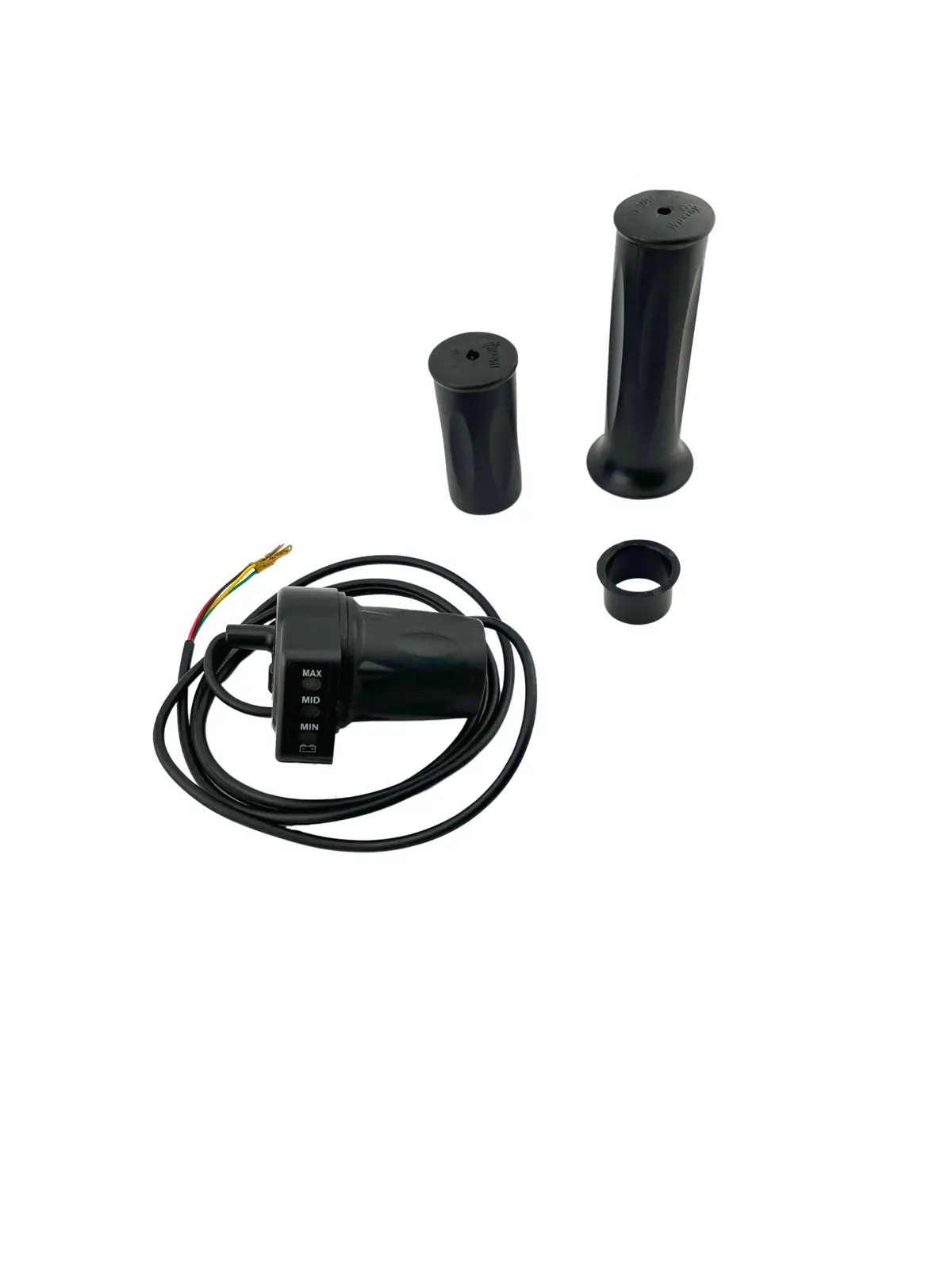 24 Volt 4 Wire Half Grip Twist Grip Throttle With Led Battery Level Meter 1