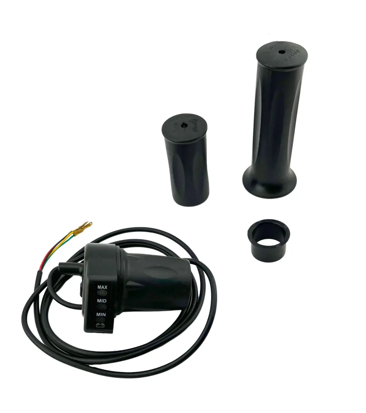 24 Volt 4 Wire Half Grip Twist Grip Throttle With Led Battery Level Meter For The Monster Moto / Mega Moto Mme-250 (Mm-E250) 1